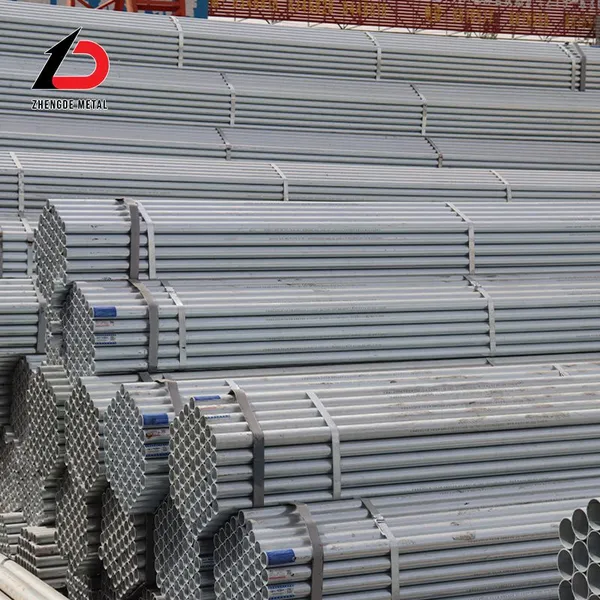 Customized Size Hot Dip Galvanized Round Steel Pipe / GI Pipe for Steel Structure photo-5