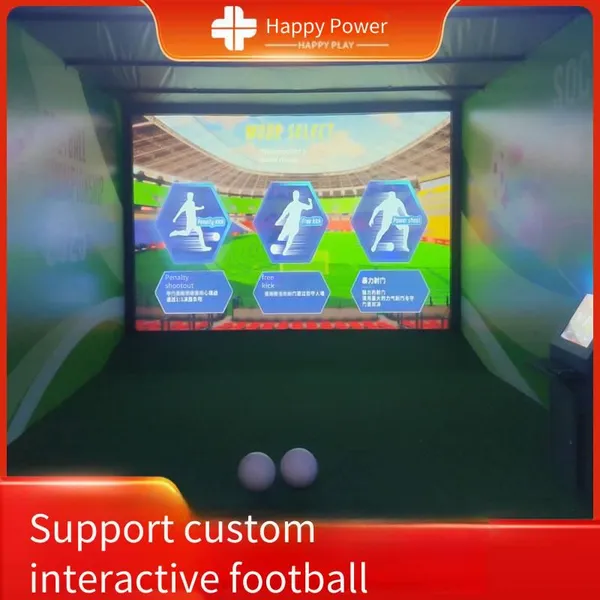 Intelligent Sports Hall Indoor Simulated Football Interactive Projection Equipment for Large-scale Multiplayer Digital Entertainment Game Competition Art