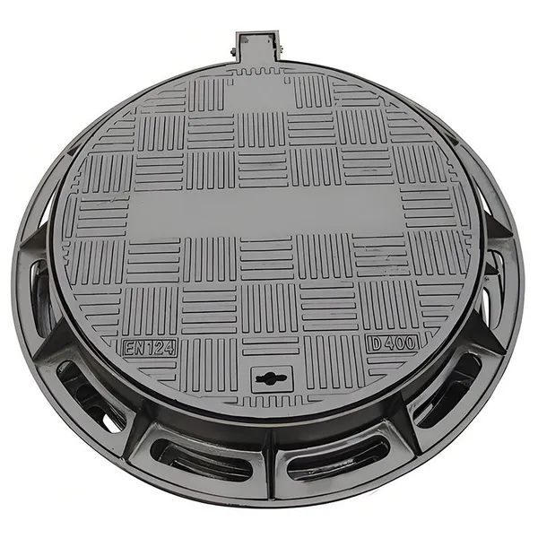 EN124 Ductile Iron HDPE Aluminum Alloy Round Manhole Cover for Drain Water Sewer Drainage Durable Parking Safety