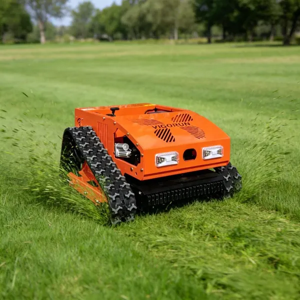 Commercial Self-Propelled Lawn Mower Long Service Life Remote Control Lawn Mower Rugged Terrain For Nurseries