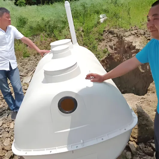 FRP Sewage Tank 3000 Gallon With 220V Submersible Pump and Automatic Level Control for Municipal Sewage