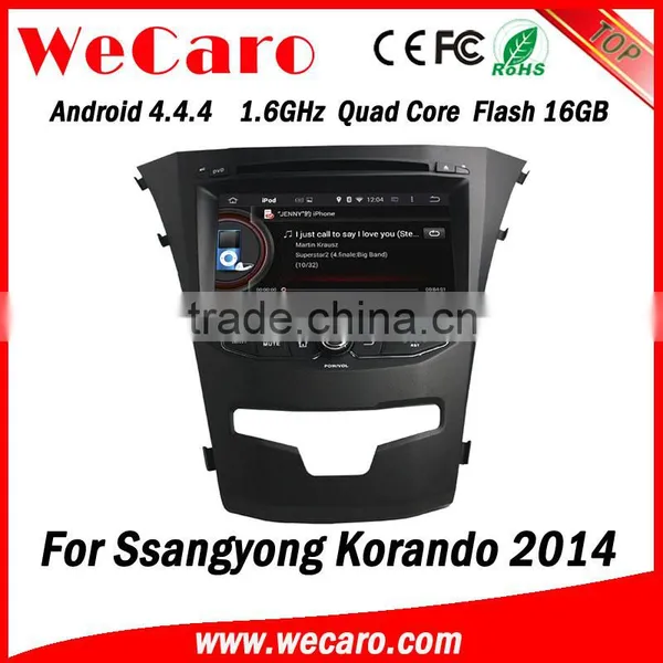 Wecaro WC-SY8067 8" Android 4.4.4 WIFI 3G Car Dvd Player for Ssangyong Korando Car Gps Navigation 2014 2015 photo-5