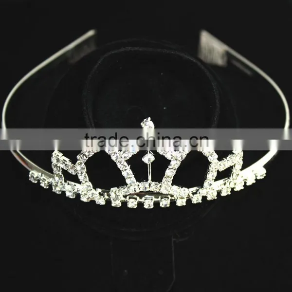 Wholesale Pageant Tiaras Crown Rhionestone Crystal Beauty Pageant Crowns photo-2