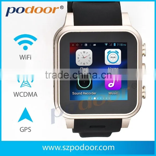 Touch Screen Gsm Android4.4 Smart Watch, 3G Android/ios Smartwatch, Phone Calling Support Android and Ios Watch photo-3