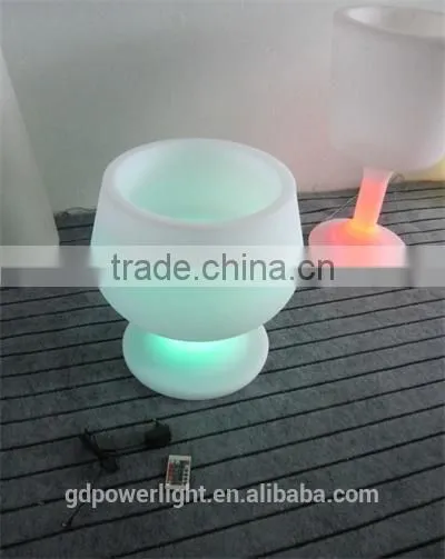 New PE Plastic Flowerpot With LED Light 4151F photo-6