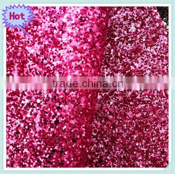 PU Glitter Leather Fabric,fashion Color Glitter Leather photo-5