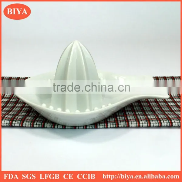 Ceramic Orange Juicer Machine, Porcelain Juice Lapping Cup, Grinding Plate, Ground Dish,fish Shape photo-3