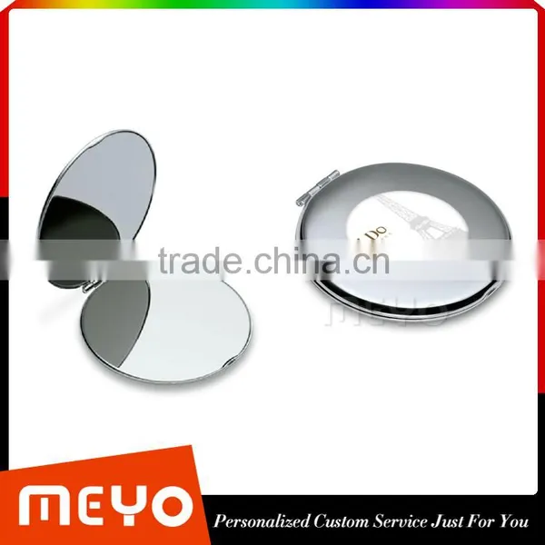 Classic Folding Metal Reflected Rounded Makeup Mirror photo-4