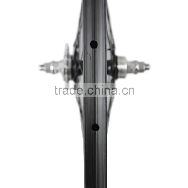 Carbon Track Bike Wheelset 88mm Tubular Novatec Track Wheels for Track Bicycle Frame photo-4