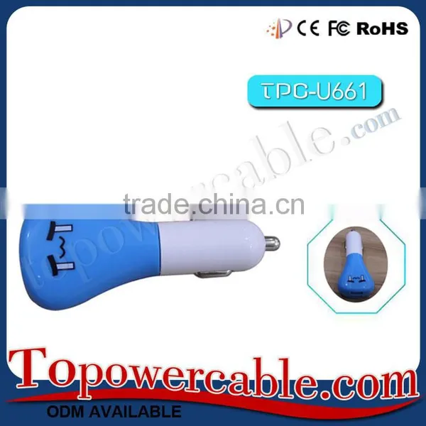 2015 New In Car Mobile Phone Small Car Charger For Htc For Zte For Iphone 5 5S photo-5