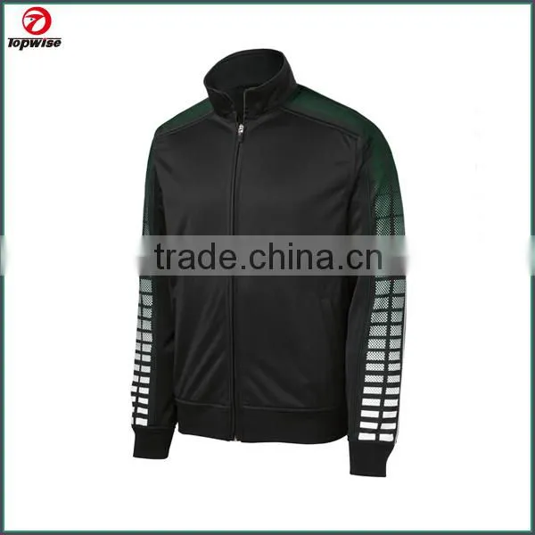 Custom Brand Mens Raglan Full Zip Athletic Jacket photo-2