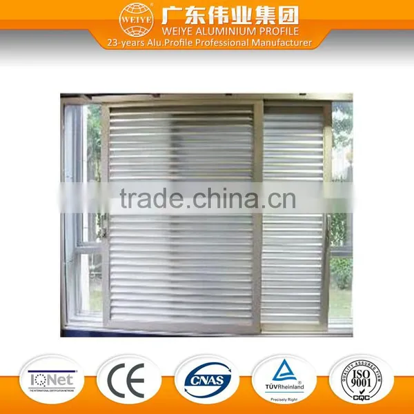 Door and Window Frames Type and Aluminum Alloy Frame Material Louver Frame Window and Louver Shutter Glass photo-3