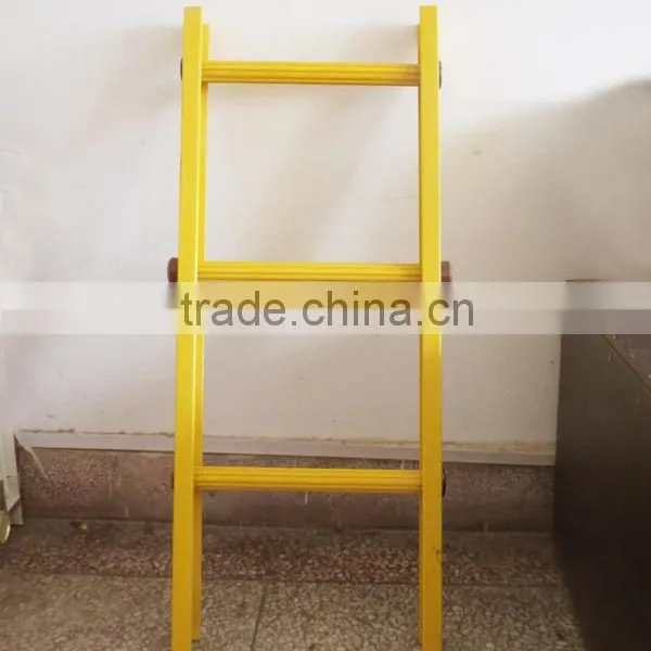 Mobile FRP Ladder With Wheels, FRP Lift Ladder photo-4