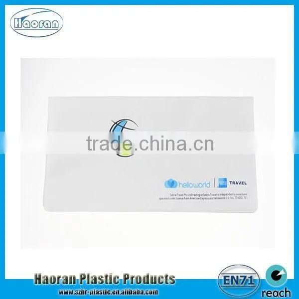 China Supply Plastic Vinyl Travel Ticket Wallet Cover OEM photo-3