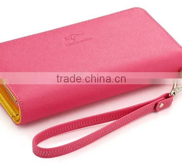 2015 New Design Promotion Pretty pu Leather Rfid Wallet Zipper photo-4