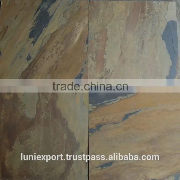 Indian Autumn Slate Stone Tiles photo-3