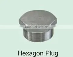 Investment Casting Carbon/stainless Steel Pipe Fittings Plug photo-2