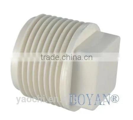 pvc BS thread end cap plug