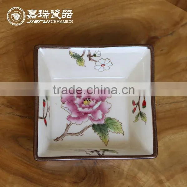 Korean Pure Hand Painted Ceramic Popcorn Bowl photo-5