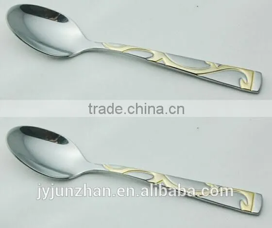 Stainless Gold Plated Spoon With Competitive Price and Nice Design photo-6