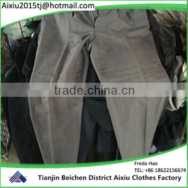 High Quality Used Clothing Men Tergal Pants photo-4