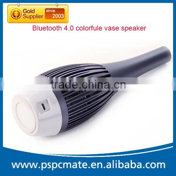 High Quality Flower Vase Decoration Colorful LED Wireless Bluetooth 4.0 Speaker photo-4