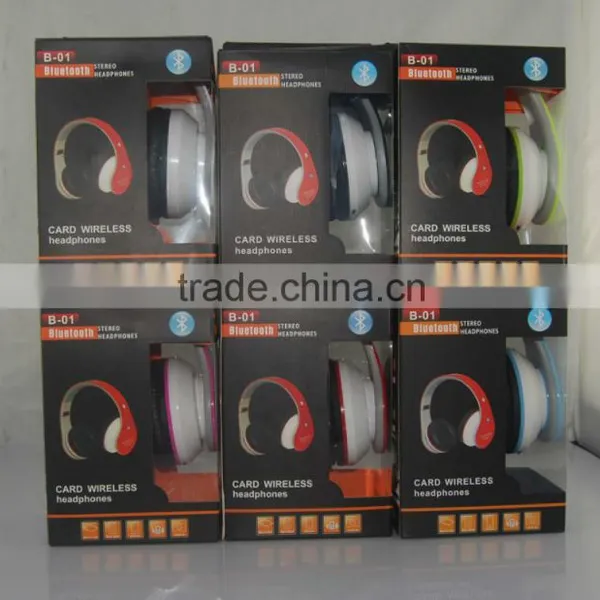 Bluetooth Stereo Headphones B-01 With FM Radio MP3 Player Functional Wireless Headphone photo-6