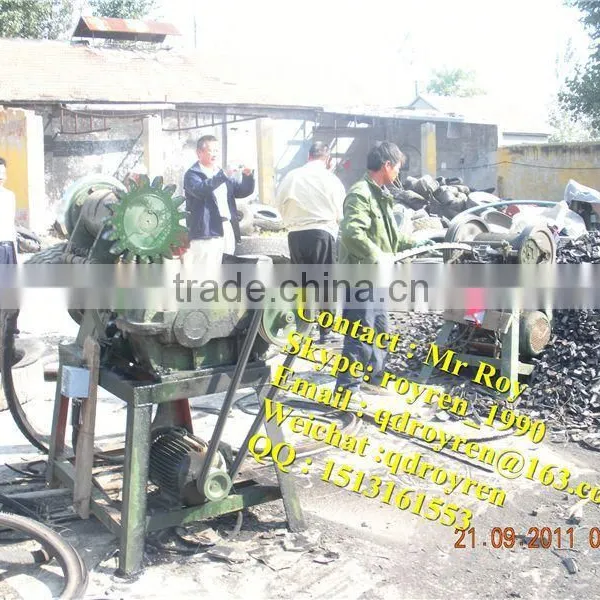Waste Used Tire Cutting Machine Waste Tyre Block Cutter photo-2