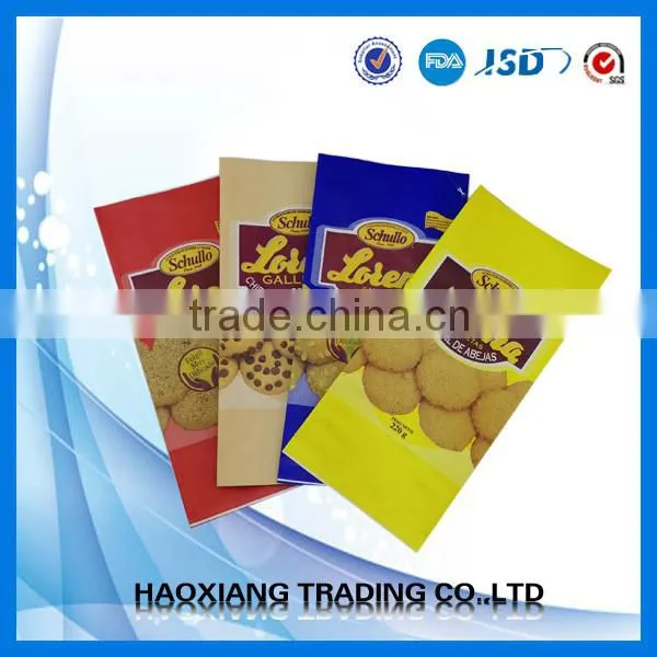 Back Seal Plastic Food Bag for Banana Chips Products