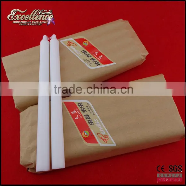 China Factory Wholesaler of Shrink Package Taper White Candle House Lighting photo-2