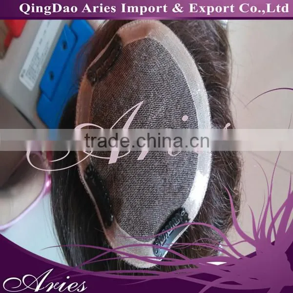 Best Sale Virgin Human Hair Mono Toupee for Men photo-4