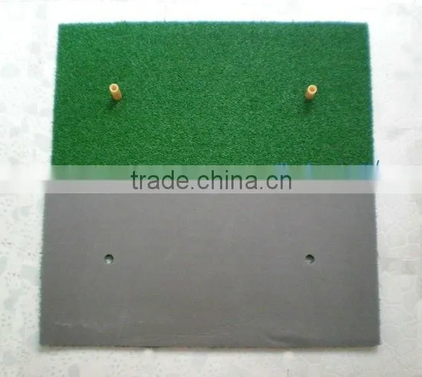 Mini Size Portable Indoor or Outdoor Driving Golf Practice Mat Artificial Grass Rubber Mat