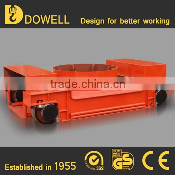 Heavy Duty Rail Crane Flat Free Transfer Cart