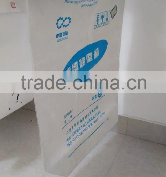 50kg PP Woven Valve Sack Bag Used for Silica Powder Cement With Block Bottom photo-2