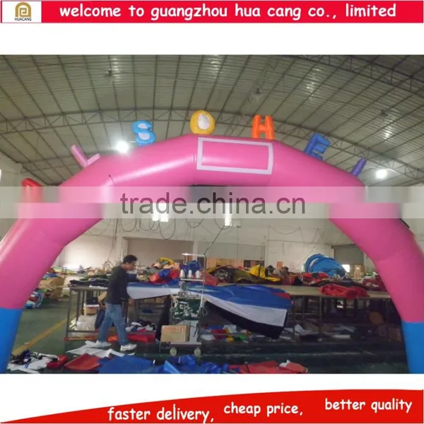 Cheap Advertising Inflatable Arch Gate Decorated With Cartoon , Inflatable Display Arch for Sale photo-4