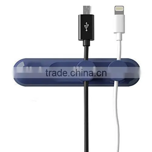 Innovative Magnetic Desktop Cable Clips Wire Cord Organiser