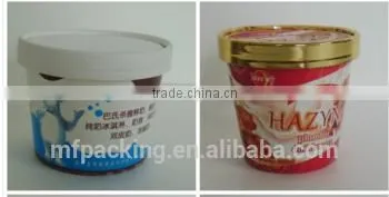 Nice Design Disposable Ice Cream Paper Cup Cream Paper Bowl and Lids photo-4