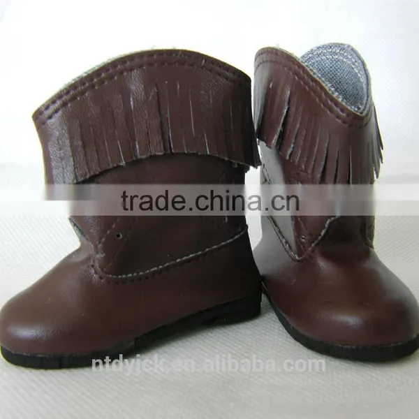 Soft Leather Eco Doll Shoes for 16 Inch Dolls photo-2
