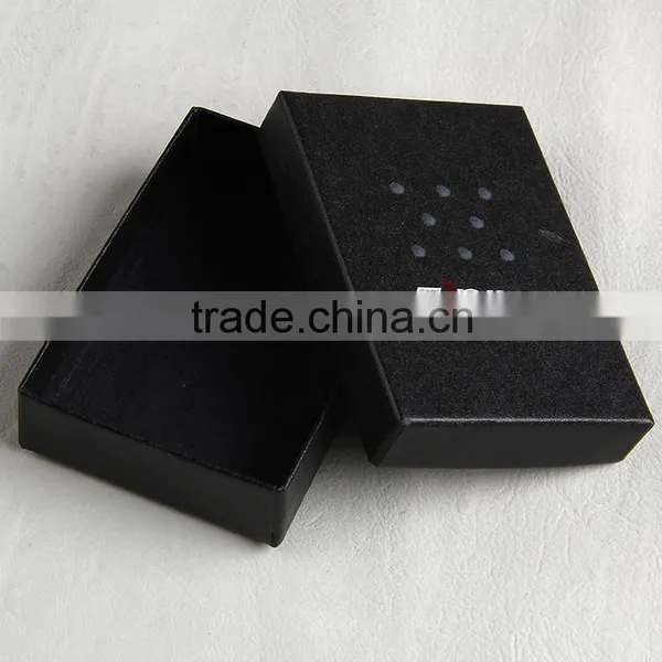 Zippo Brand Packaging Box Made by Black Matte Paper Board for Light of Cigarette Smoking photo-3