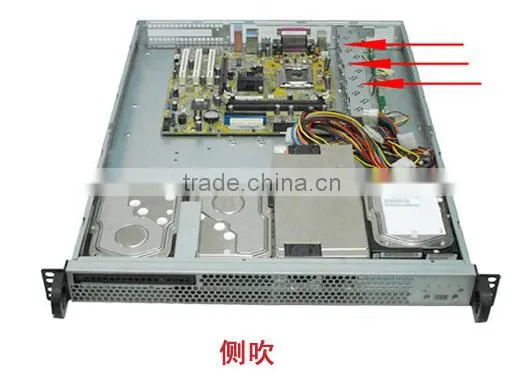1U RACKMOUNT SERVER CASE With Standard Atx Power Applied to the Internet Server, Network Game Servers,high-tech Server Farms NAS