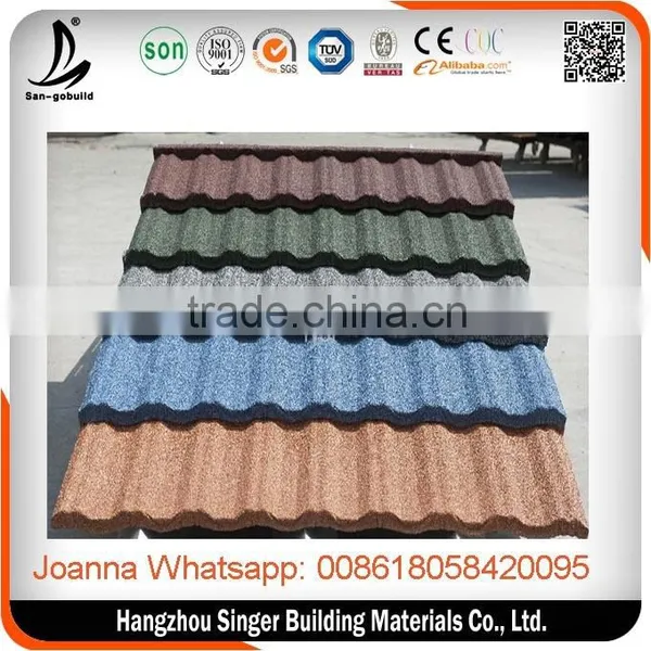Steel Metal Supplier Green Unfade Construction Materials Roof Tiles for Nigeria/Kenya photo-2