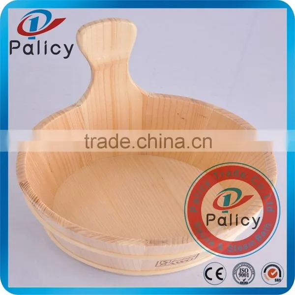 Wooden Sauna Bucket Wood Sauna Ladle Sauna Accessories photo-2
