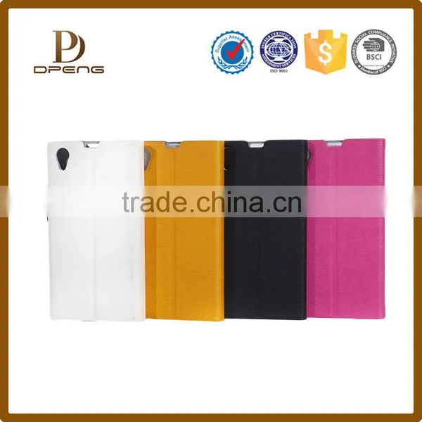 2015 Top Sale Custom OEM Design PU Leather Striped Phone Case photo-6