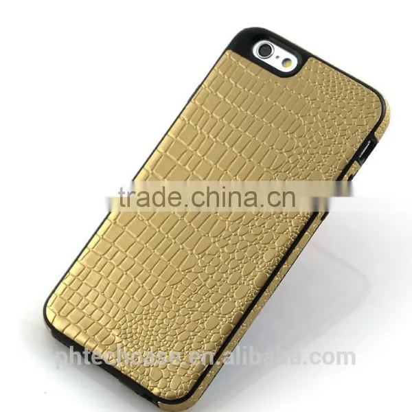 Skinning TPU+PU Case for IPhone 6 Plus Back Cover, Skinning Case Back Cover With TPU Material for IPhone 6 Plus photo-3