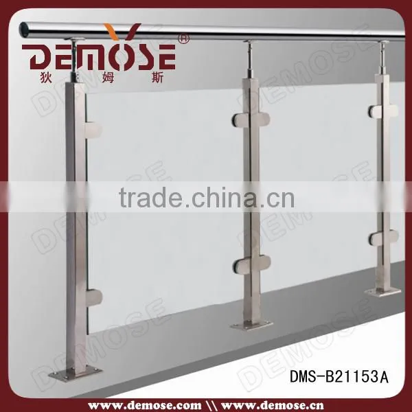 Outdoor 12mm Clear Tempered Terrace Glass Railing photo-2