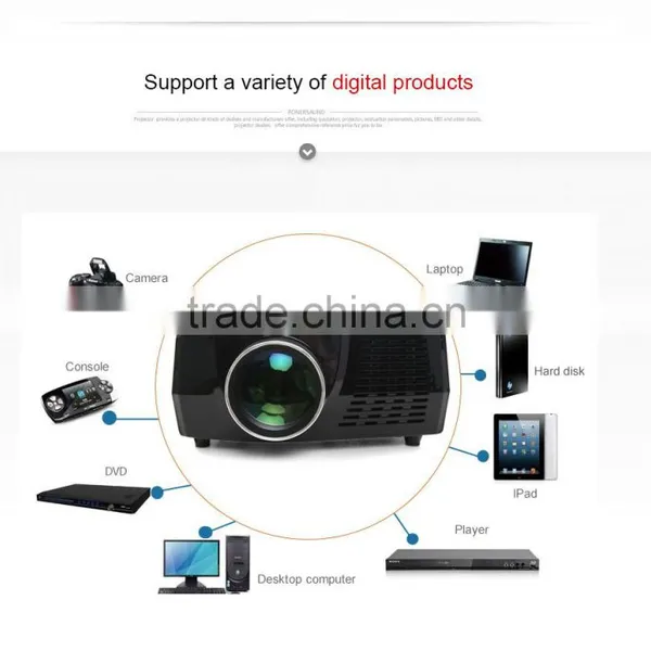 Best Selling !! 2800 Lumens SD HDMI USB Port 1080P Full HD LCD Projector photo-3