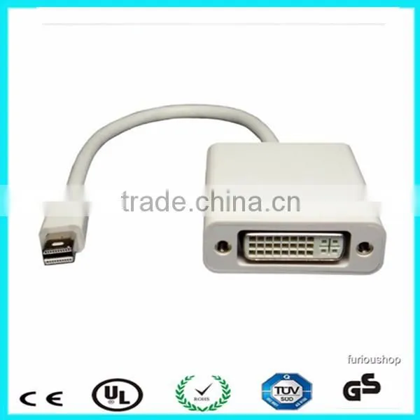 Support 10.8 Gbps 15cm DP to Dvi Mini Displayport Female Dvi Male photo-5