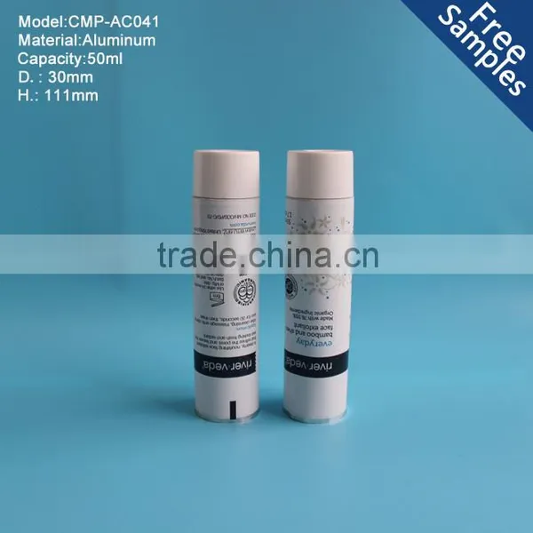 50g Double Wall Cap Aluminum Tube for Cosmetics ,50 ml Collapsable Aluminum Tube photo-2