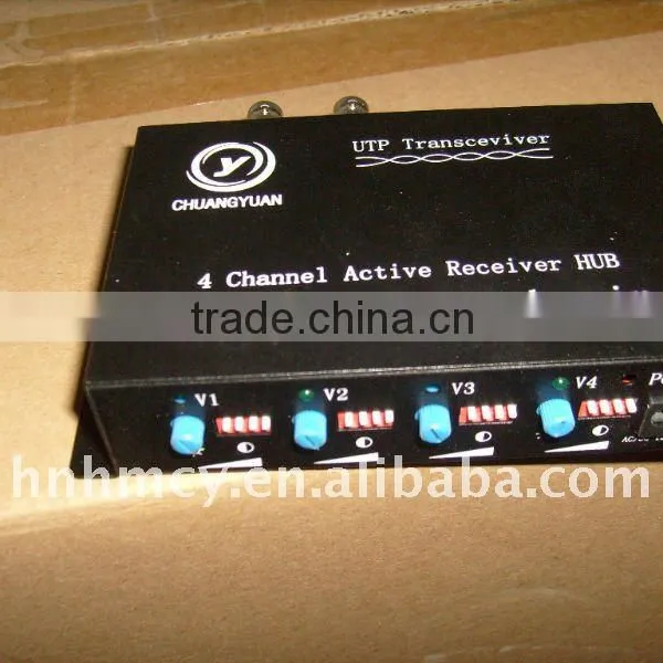 4-Channel CCTV UTP RJ45 to BNC Video Balun