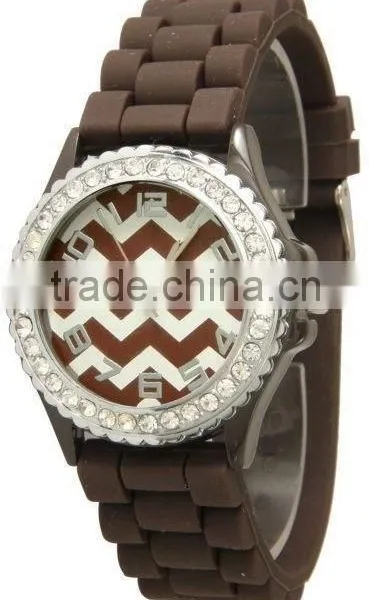 Geneva Watch Waves Western Wrist Watches Japan Movt Quartz Watch Price